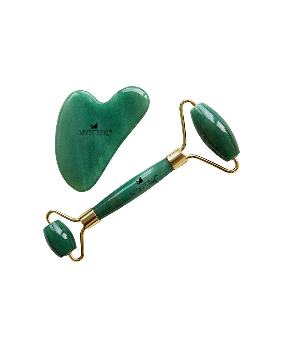 Jade Roller and Gua Sha Set