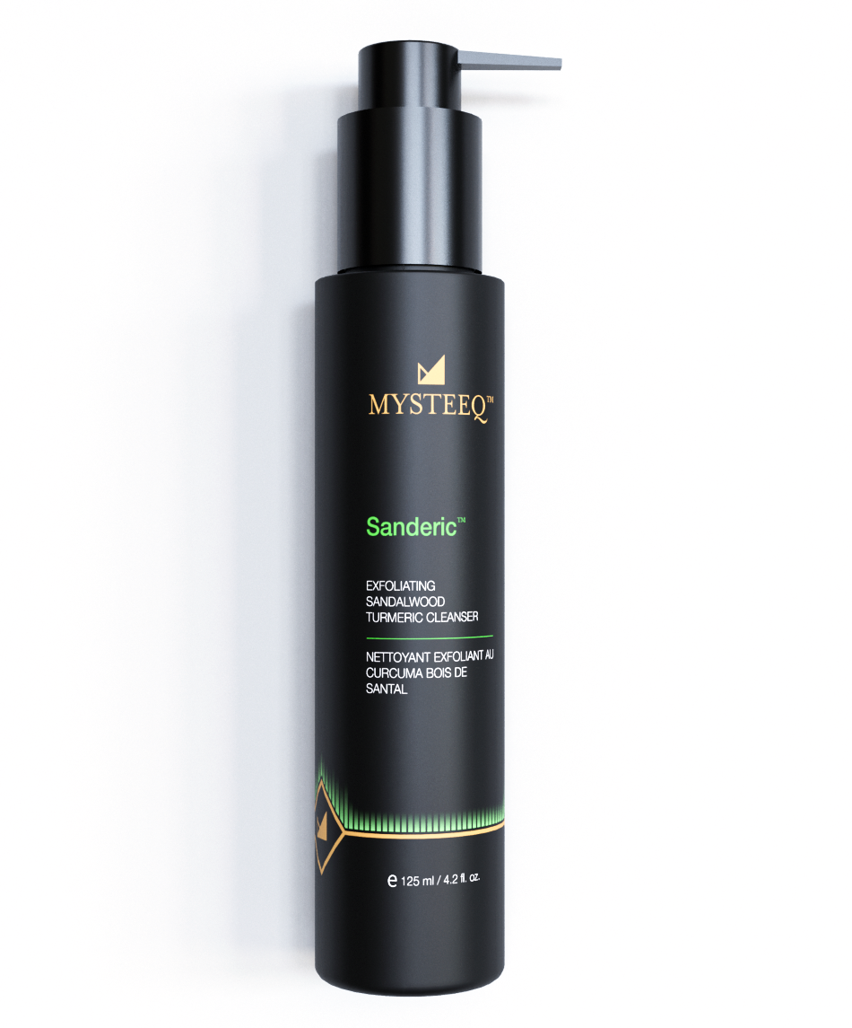 Sanderic - Exfoliating Sandalwood & Turmeric Facial Cleanser | Mysteeq